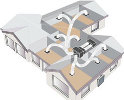 Joe Cools designs the ductwork for any individual project to specifically suit the area to be air conditioned.